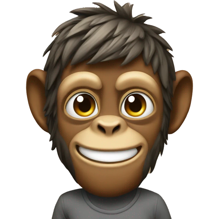 cool ass monkey emoji
