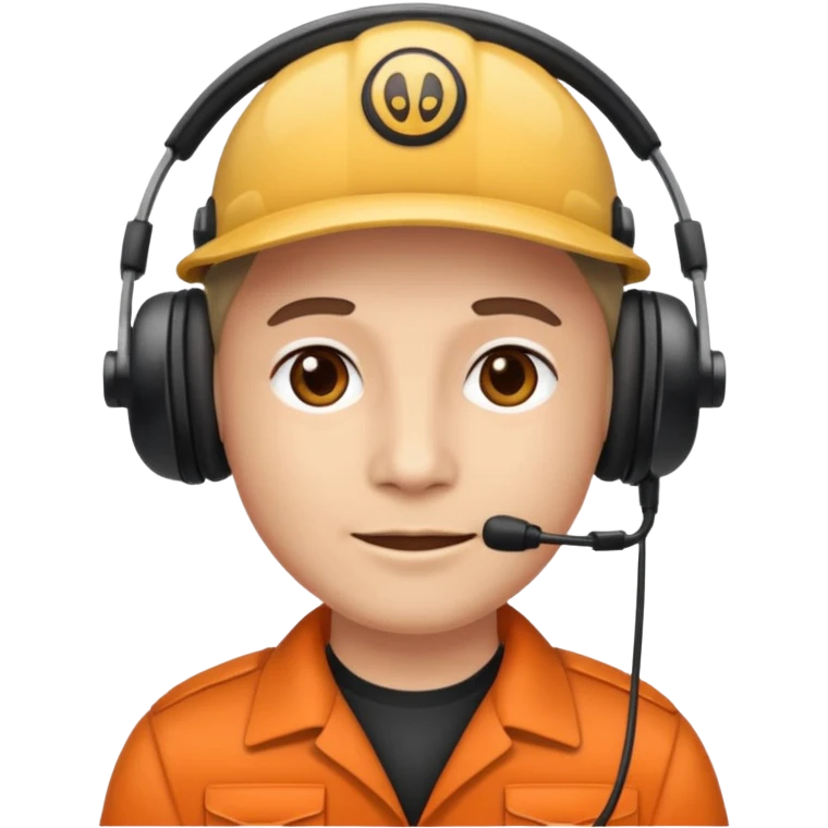 Stage manager no hat emoji