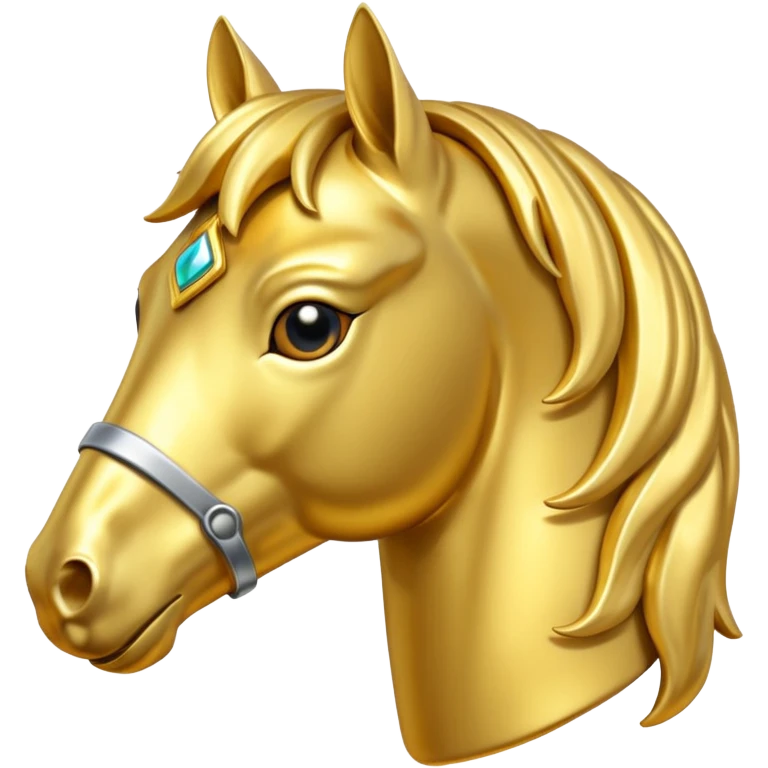 gold horse emoji