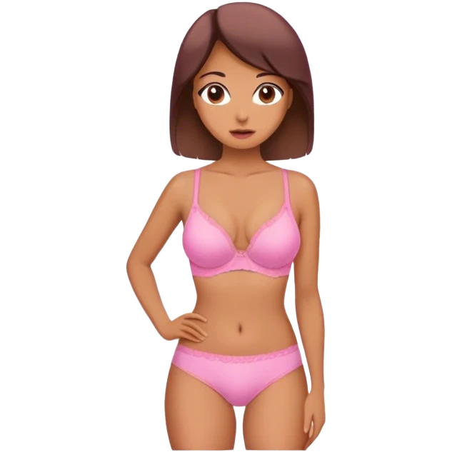 Pink woman underwear  emoji