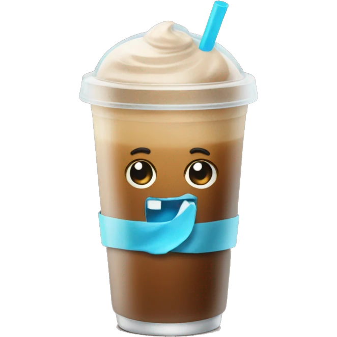 Ice coffee  emoji