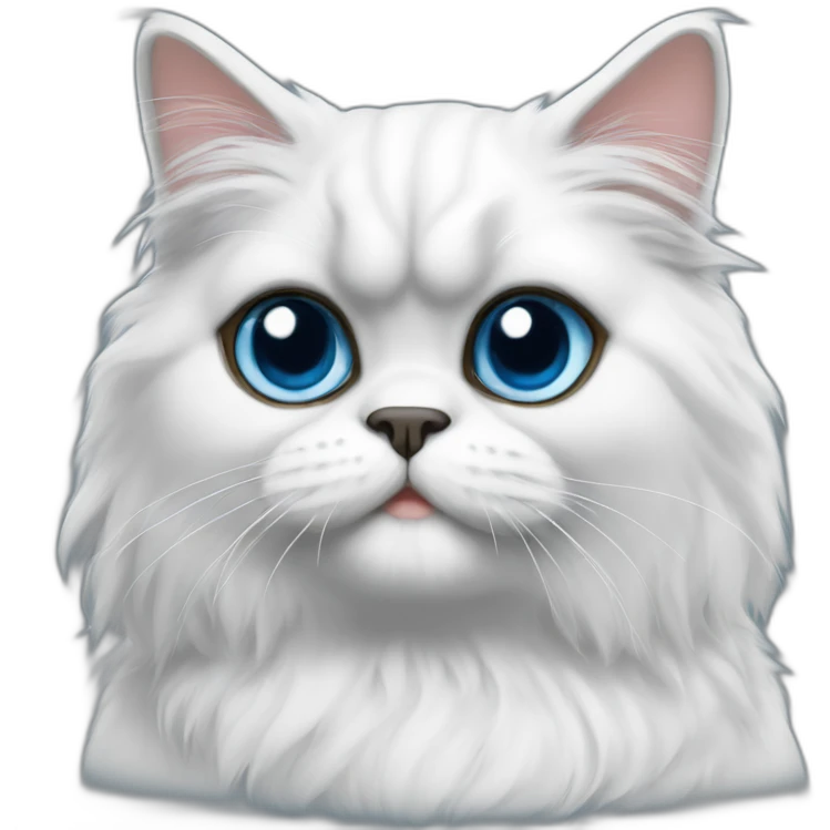 Smurf Persian Cat emoji