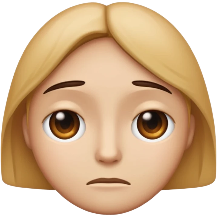 A regular emoji with sad eyes and 🫶🏼 emoji
