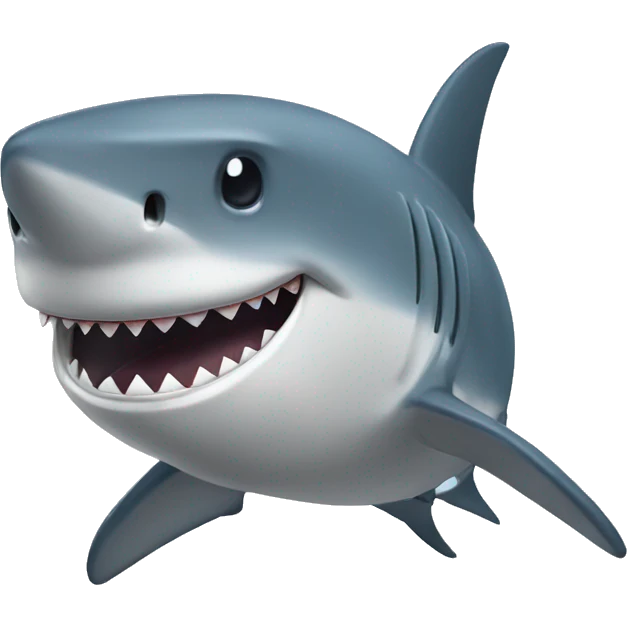 Shark wear hat emoji