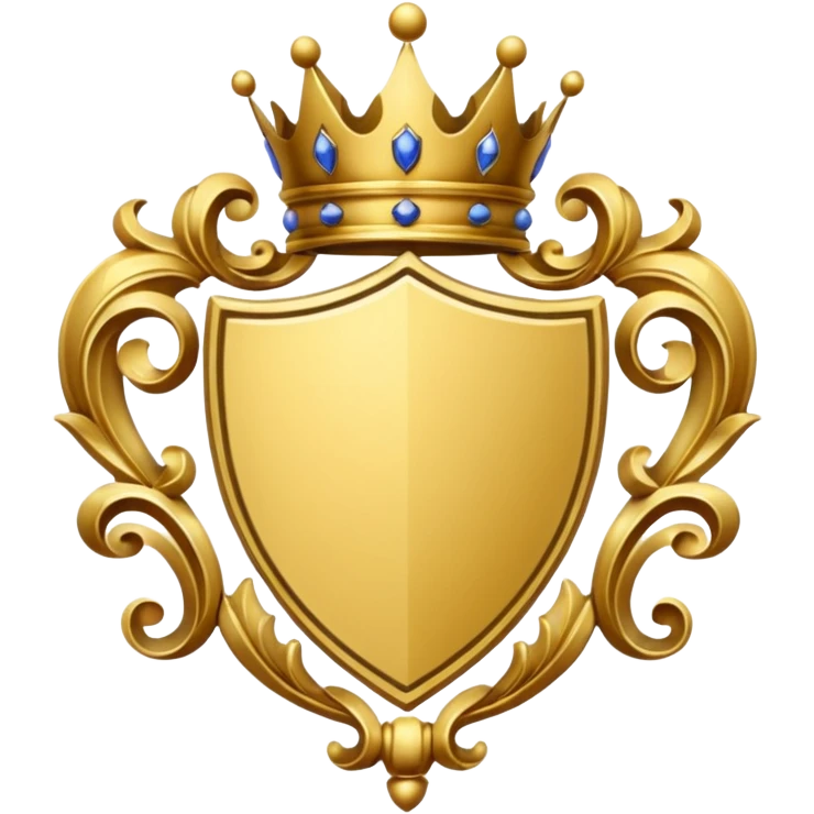 Gold royal Crest emoji