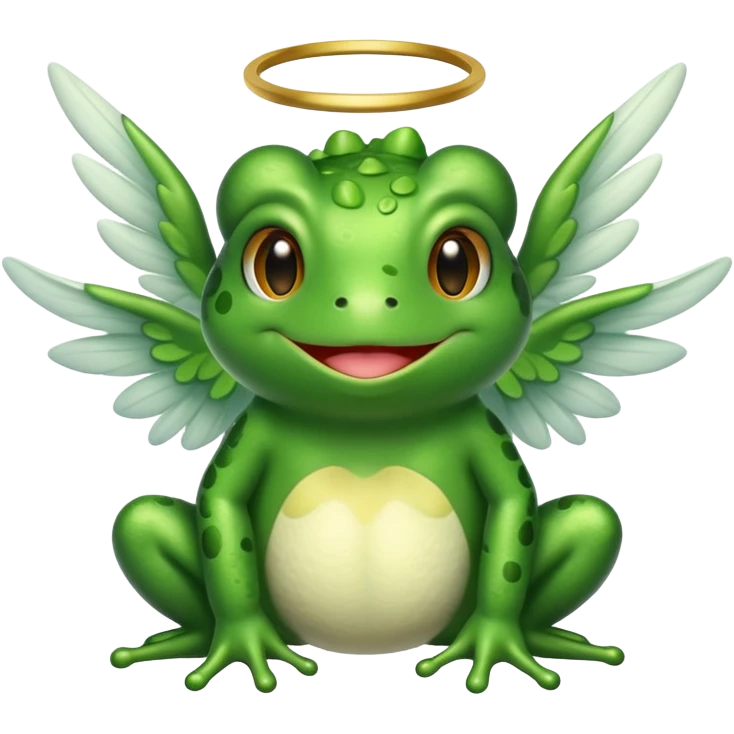 Angel frog emoji emoji
