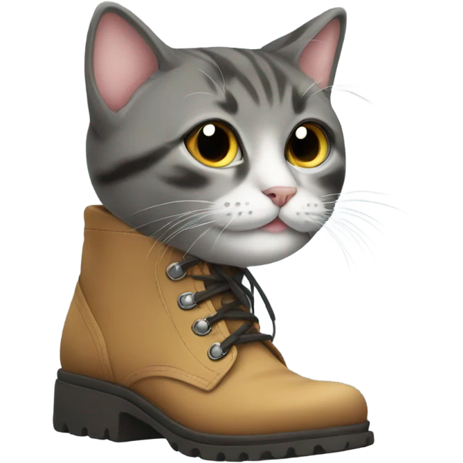 Cat in boots emoji