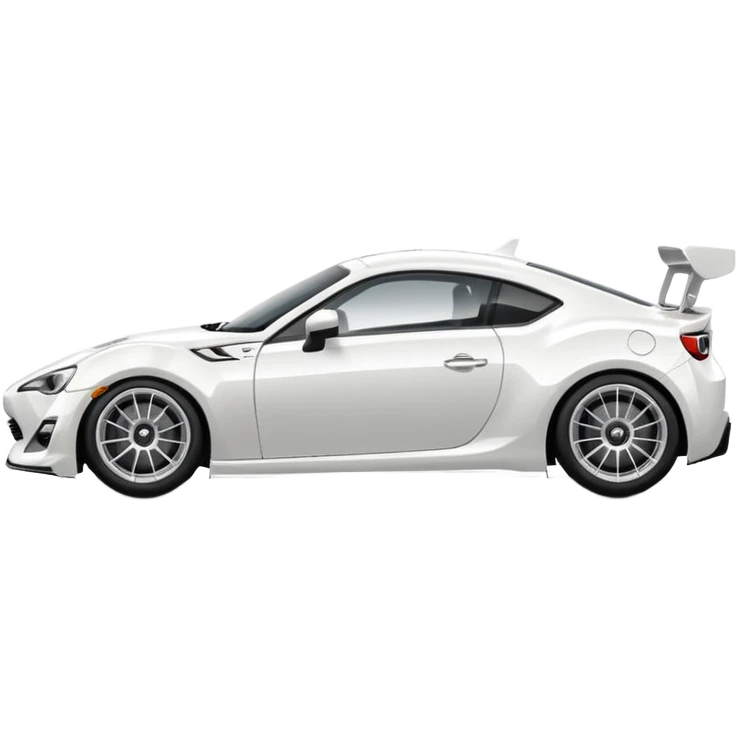 gt86 white sport racing car emoji