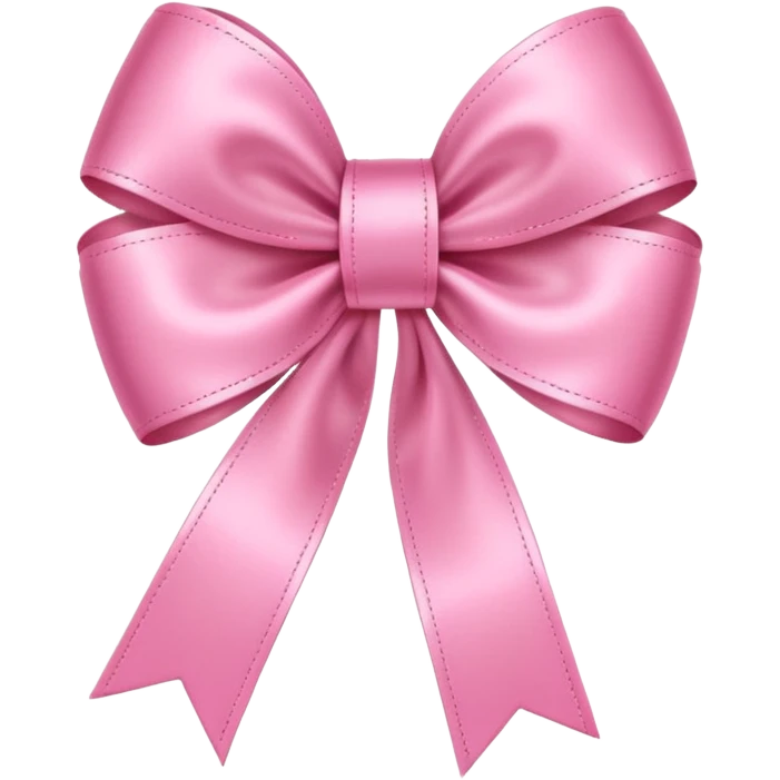 pink iphone with ribbon emoji