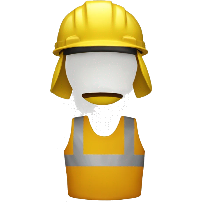 yellow helmet construction CONSTRUCTION HELMET emoji