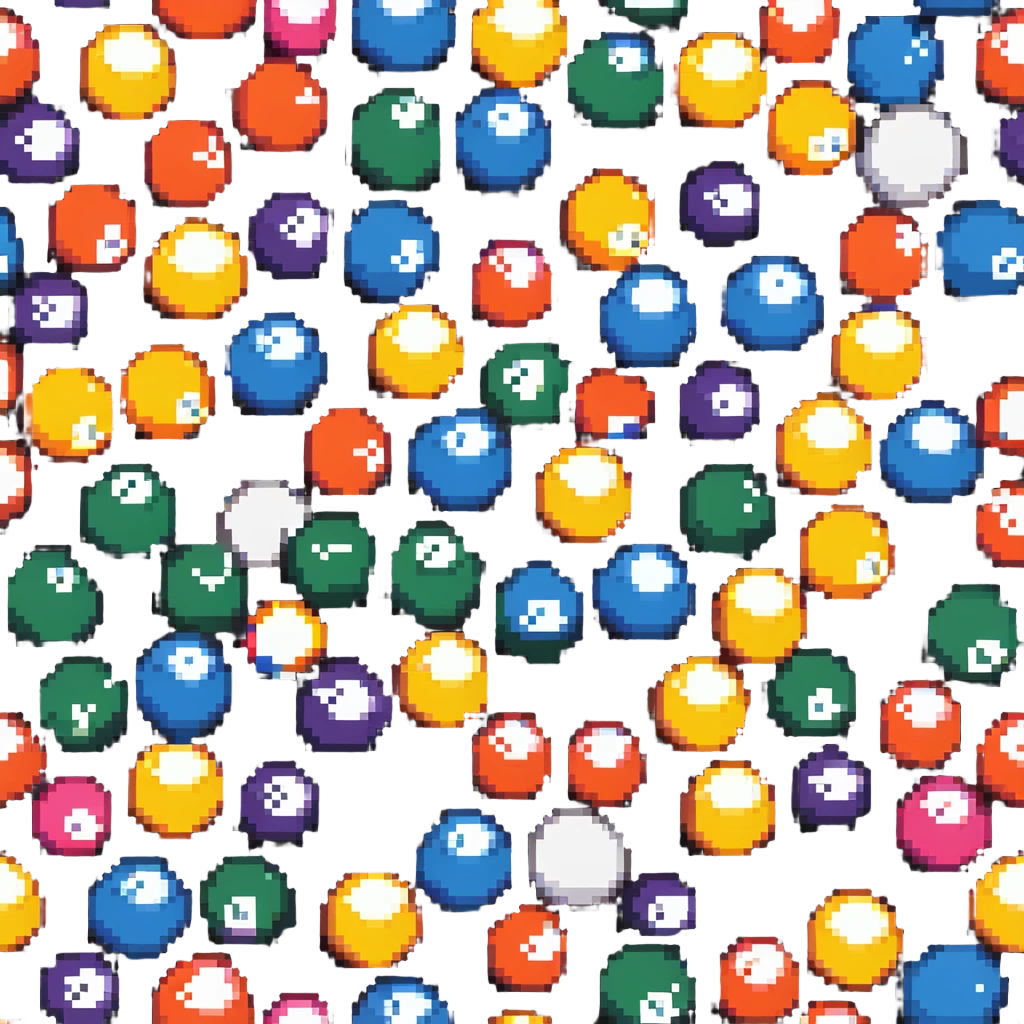 colorful pool balls emoji