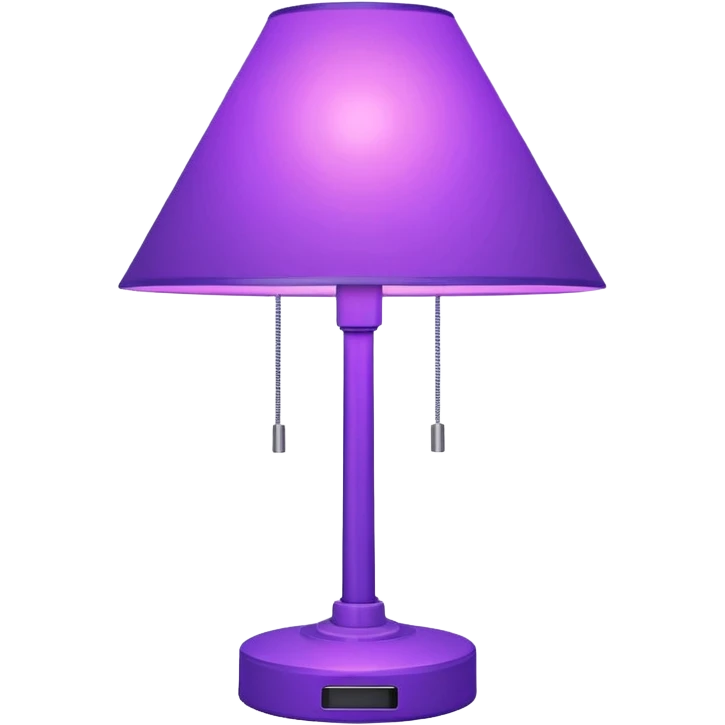 80s purple lighting lamp emoji