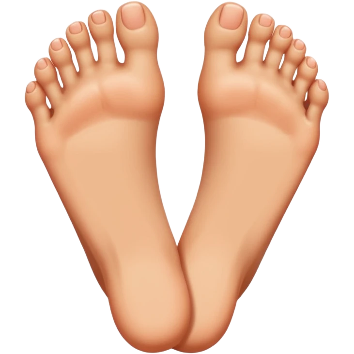 feet with face emoji