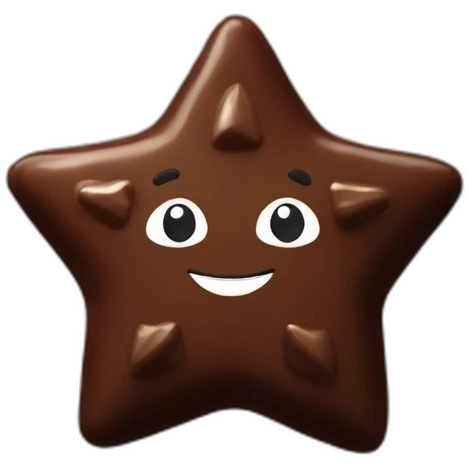 Star Chocolate emoji