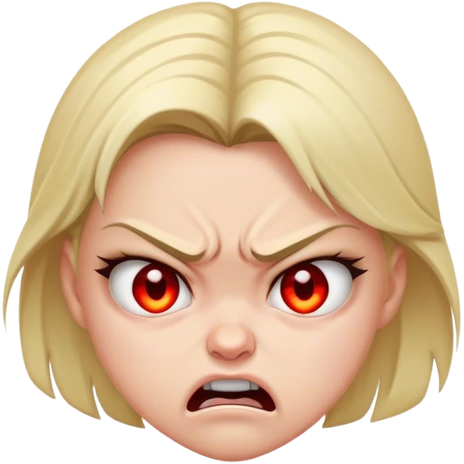 Angry girl emoji