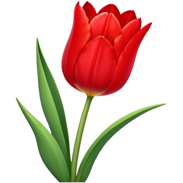 a beautiful flower of tulip emoji