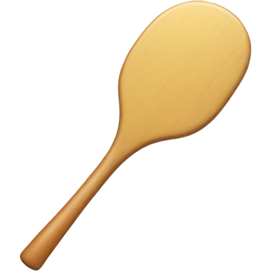 A very simple paddle icon with a small wave motif emoji