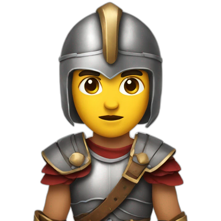 cute gladiator emoji