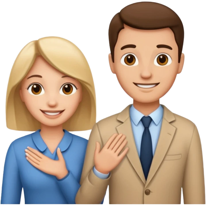 papa y mama caminando emoji