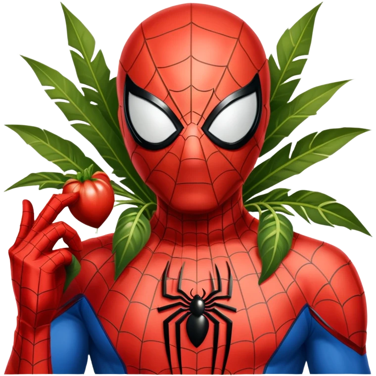 Spider-Man on Palm Sunday emoji