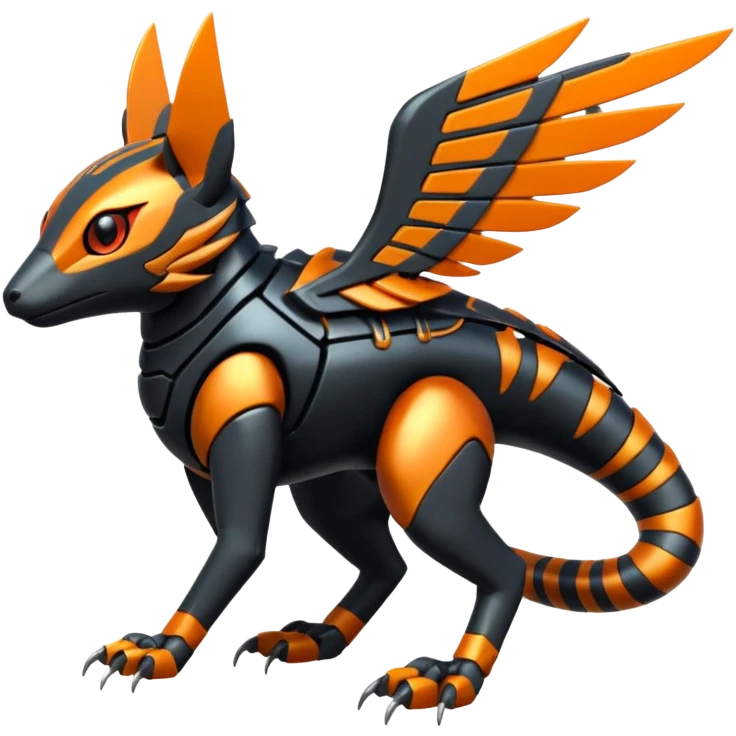  exotic tropical cyber-Sleuth-Loyd-Garmaddon-Litten-Linoone-Noibat-Fakémon-Pokémon-Vernid-creature emoji