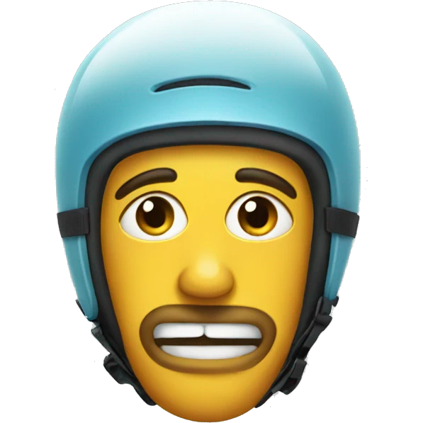sweaty ski emoji