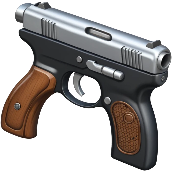 A handgun emoji