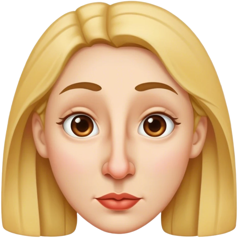 Woman with big hooked nose emoji