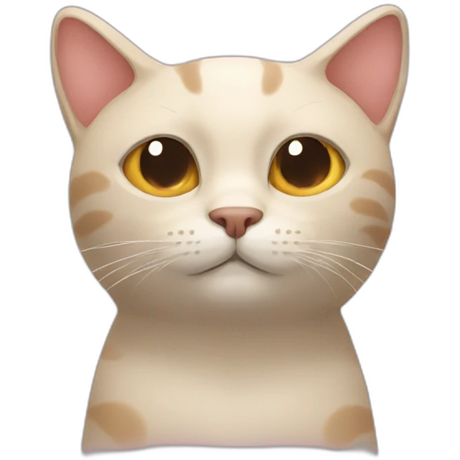cat with 2  heads emoji