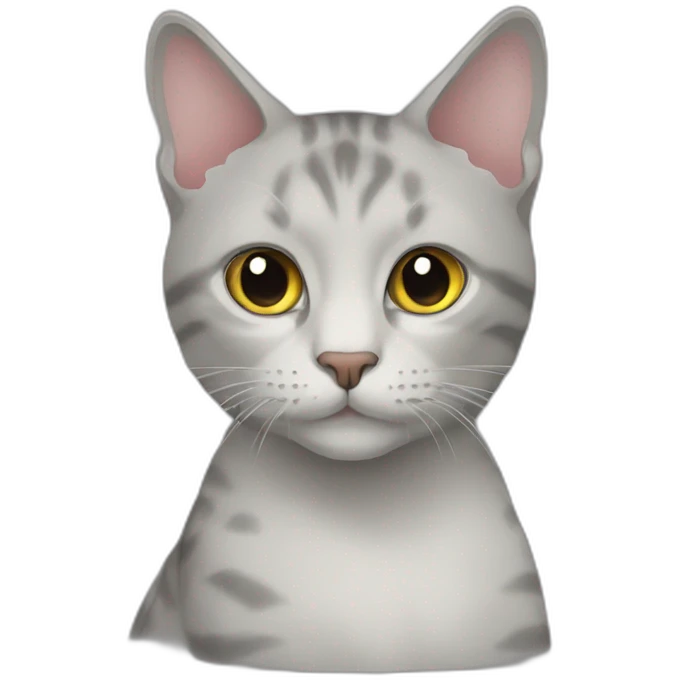 Cat black emoji