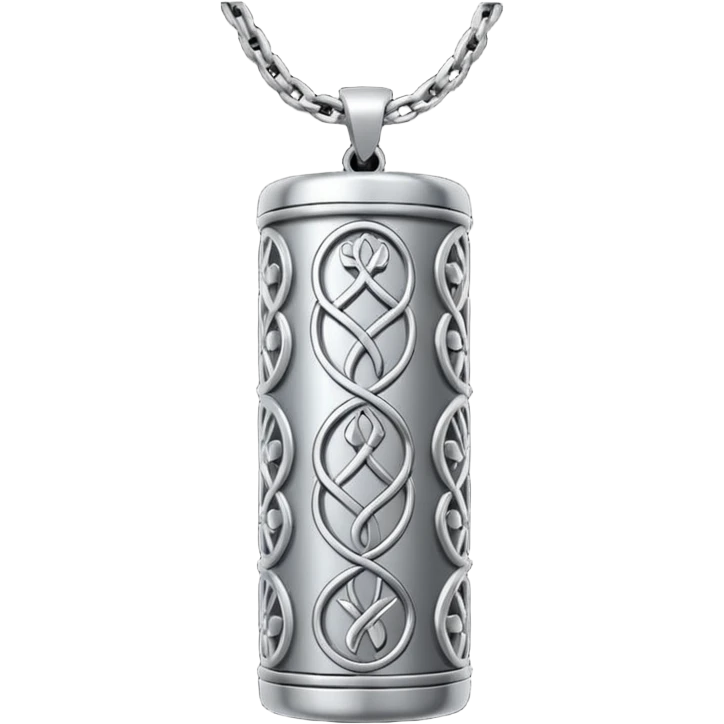 cylindrical   necklace  emoji