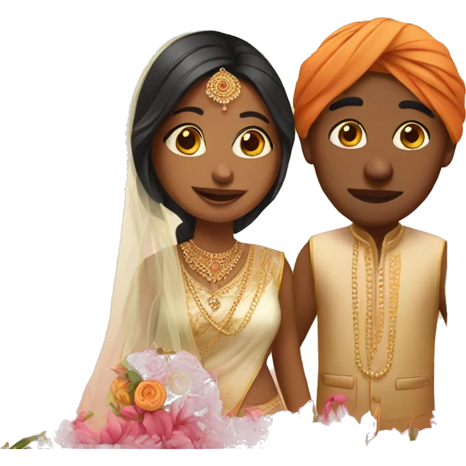 Indian wedding emoji