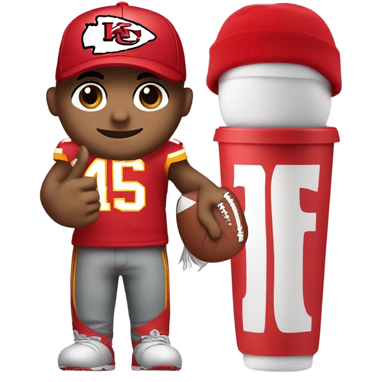 Kansas City Chiefs fan emoji