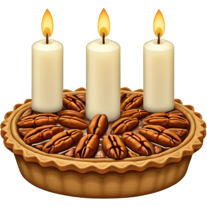 Pecan pie birthday emoji