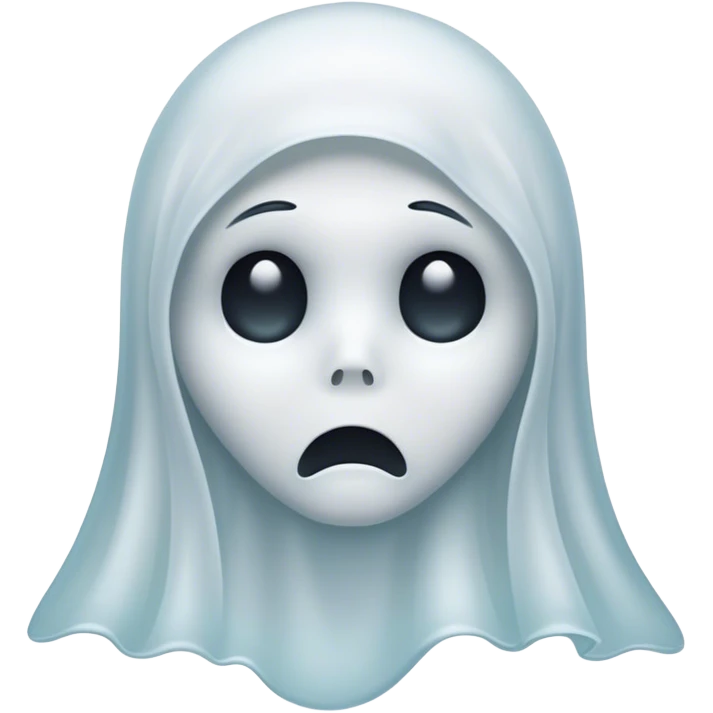 Sad ghost  emoji