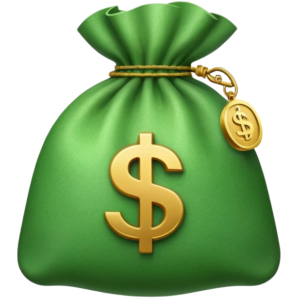 money bag with dollar sign emoji