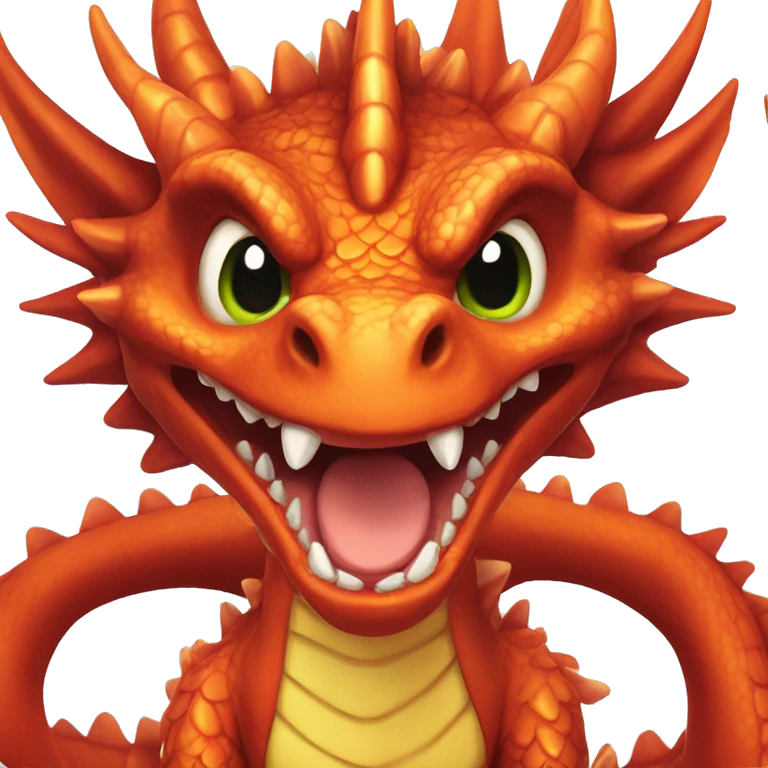 Fire dragon dracurus emoji