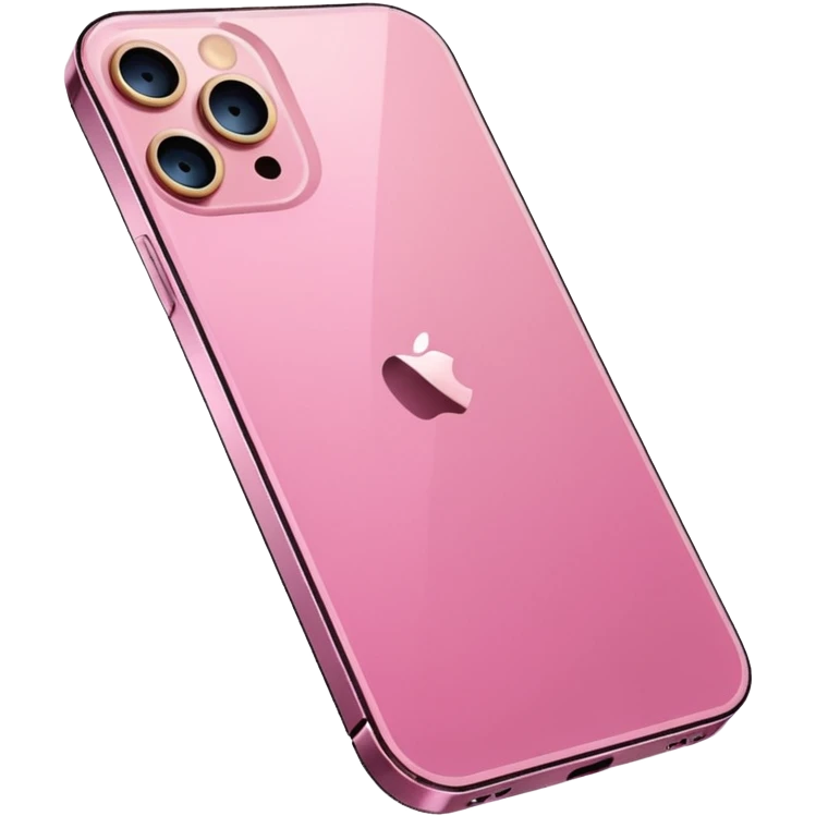 Pink iphone 12 pro max emoji
