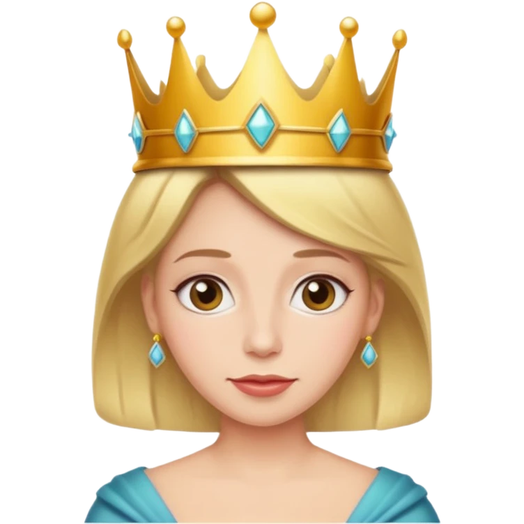 Mom with crown emoji