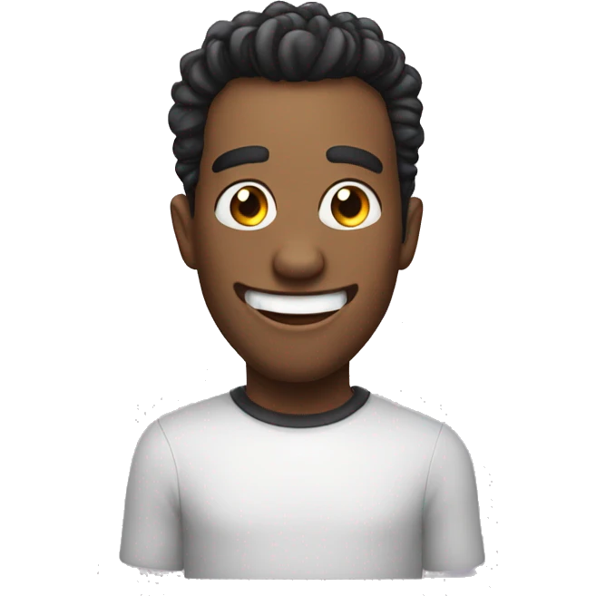 Freaky smile emoji