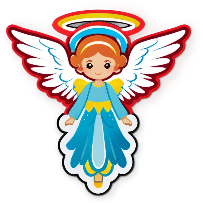 Angel sparkles wings emoji