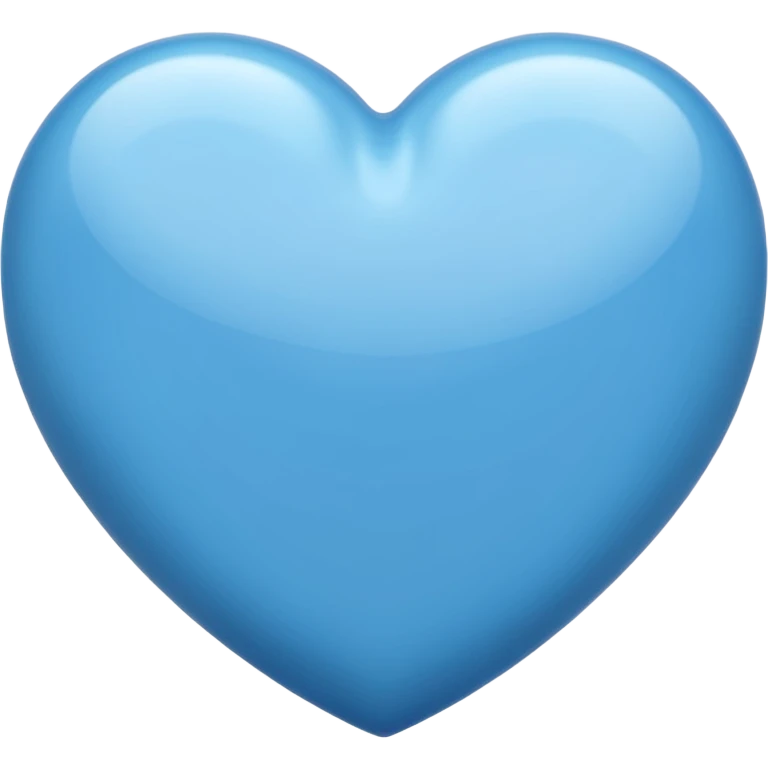 heart in blue color emoji