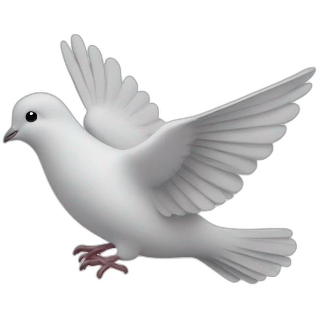 Dove with a Message emoji