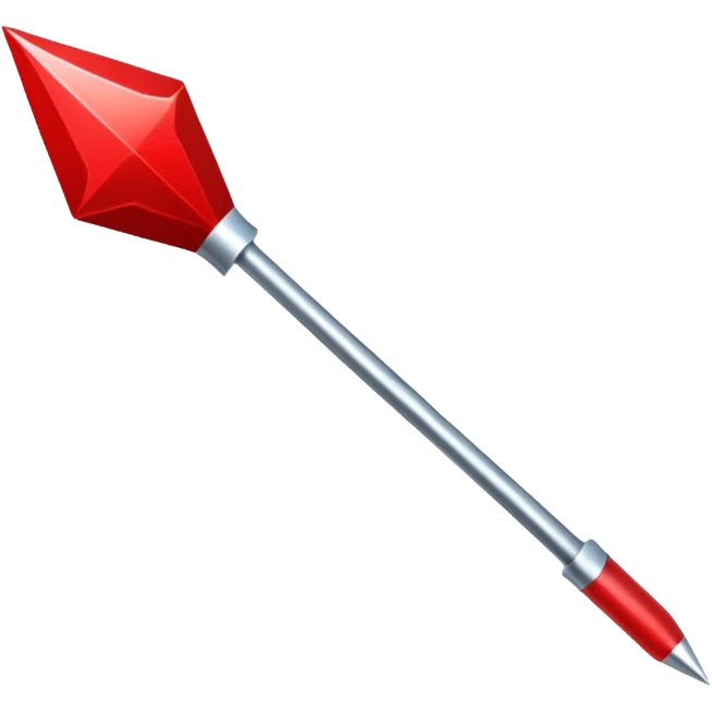 Crée-moi une flèche rouge qui va vers la droite emoji