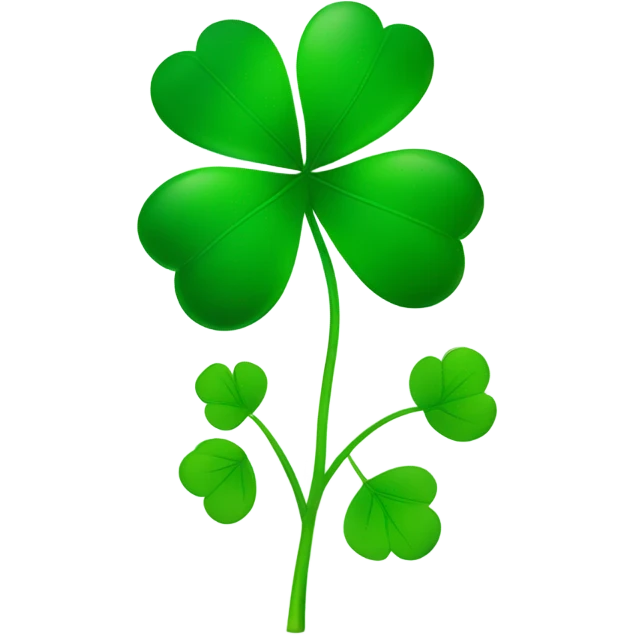 4 leaf clover emoji