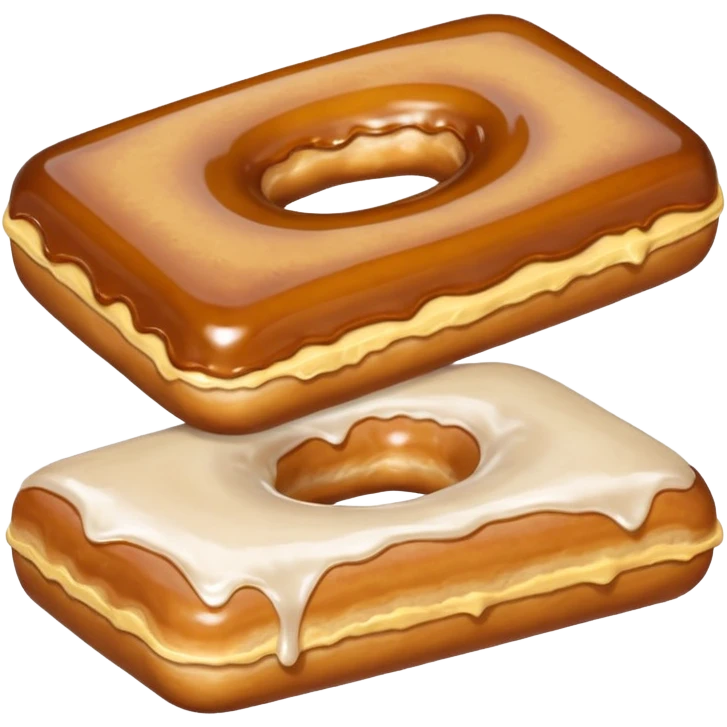 maple bar rectangular donut emoji