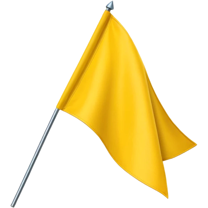 Make a yellow colour triangular flag emoji emoji