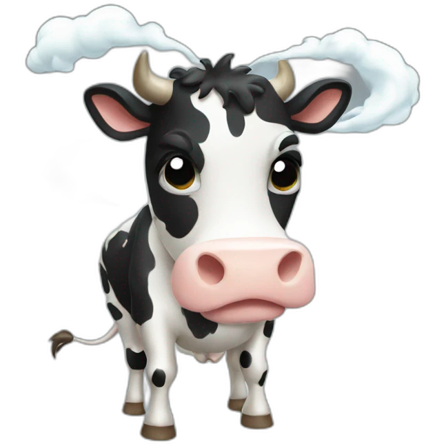 Tornado-cow emoji
