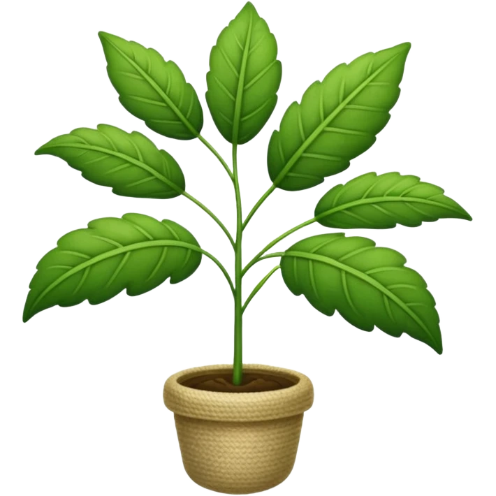 Linen plant emoji
