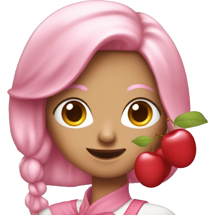 Cherry lady emoji